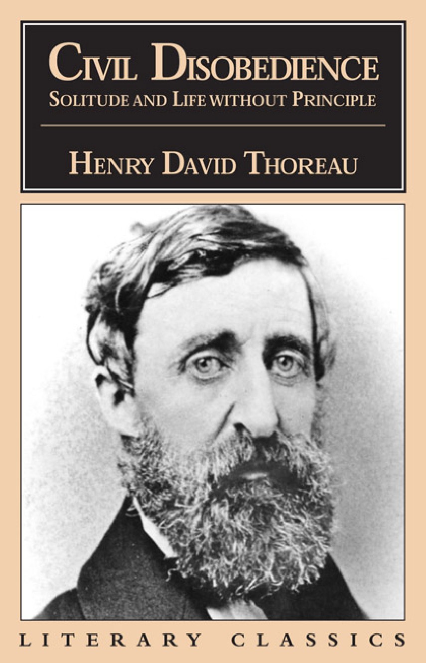 civil disobedience essay by thoreau